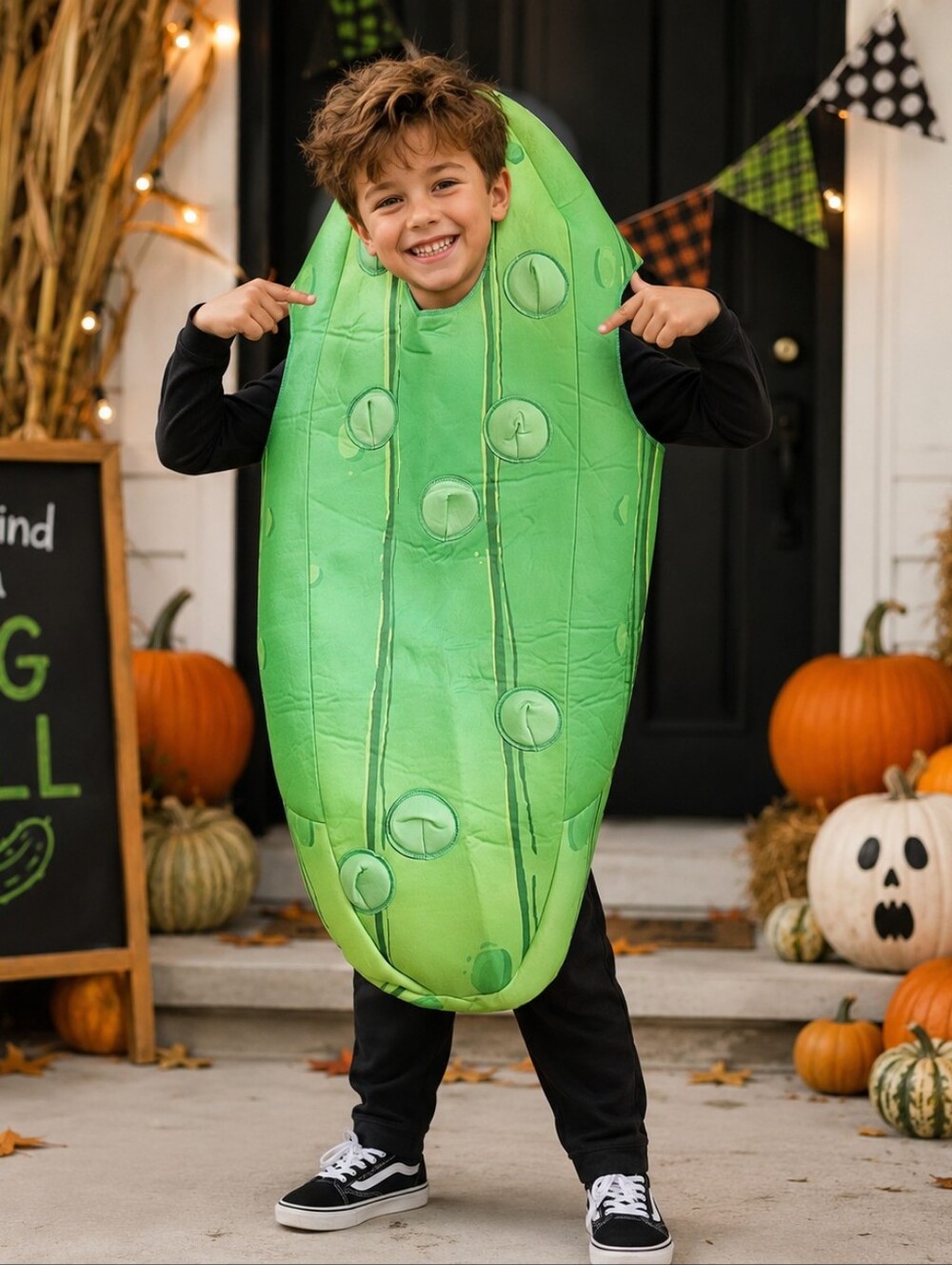 Spooktacular Creations Kids Pickle Halloween Costume - Child Medium (8–10)